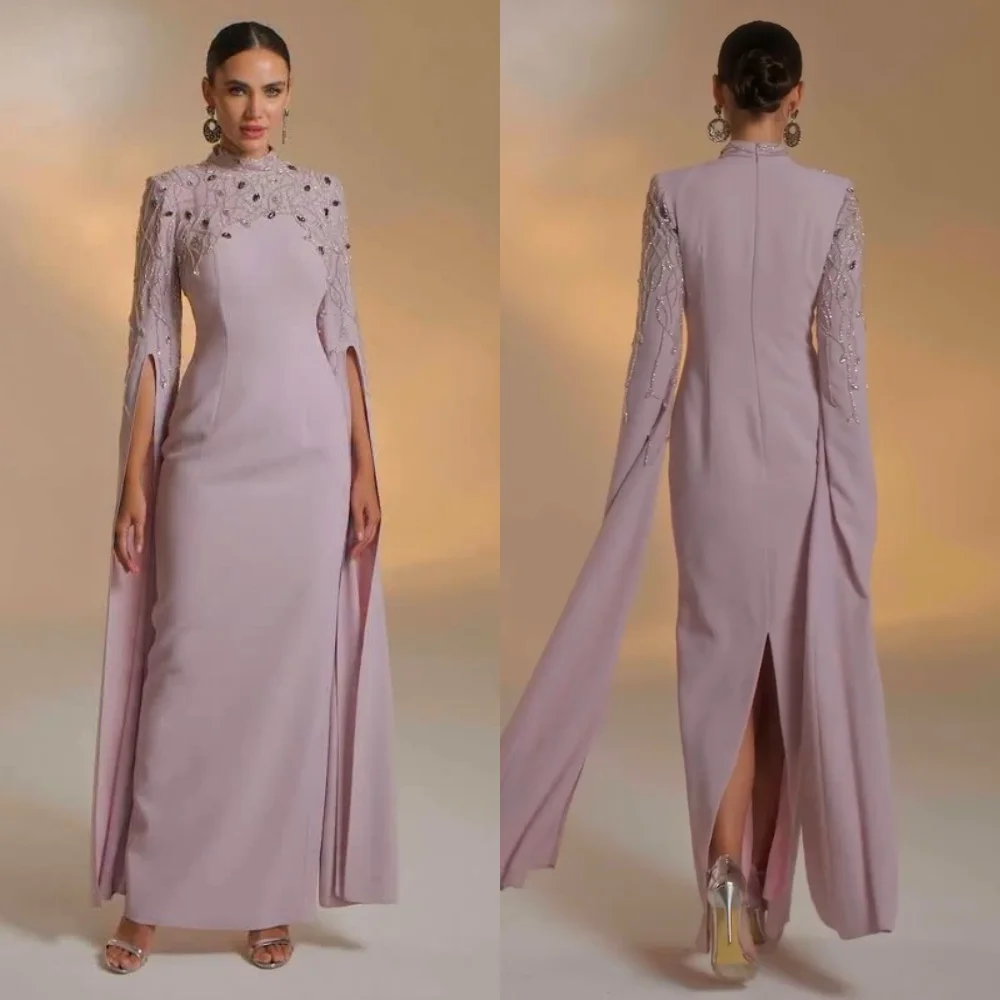 

Формальные трикотажные плиссированные блестки прямые платья миди с высоким воротником на заказ случай знаменитости в китайском стиле