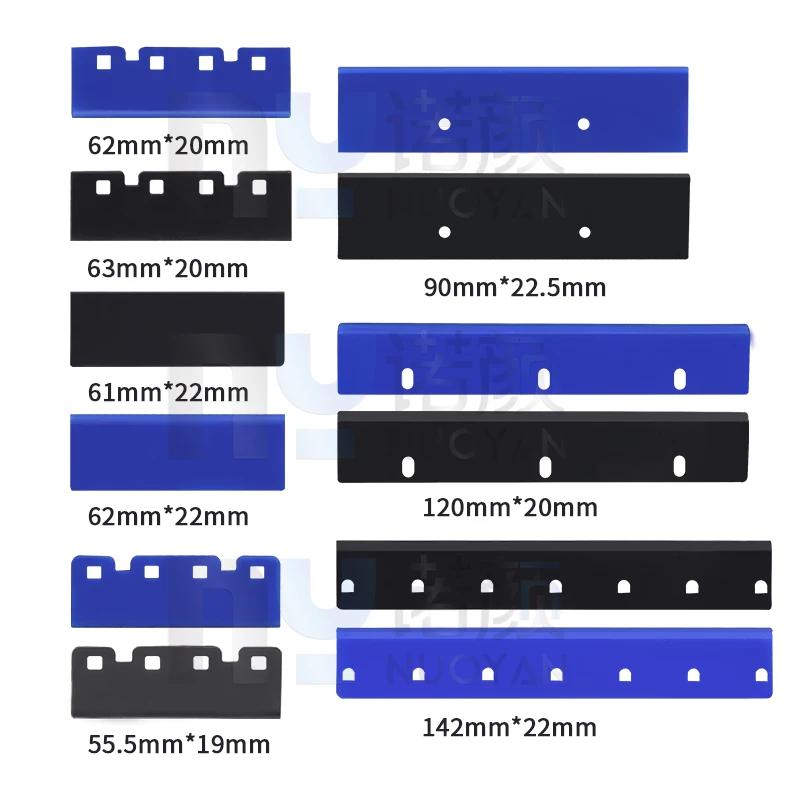 Cheap price 20pcs Rubber Wiper Blade DX5 DX7 for Epson Mutoh Mimaki Roland Galaxy Printer Eco Solvent Printhead Mimaki JV2 JV33