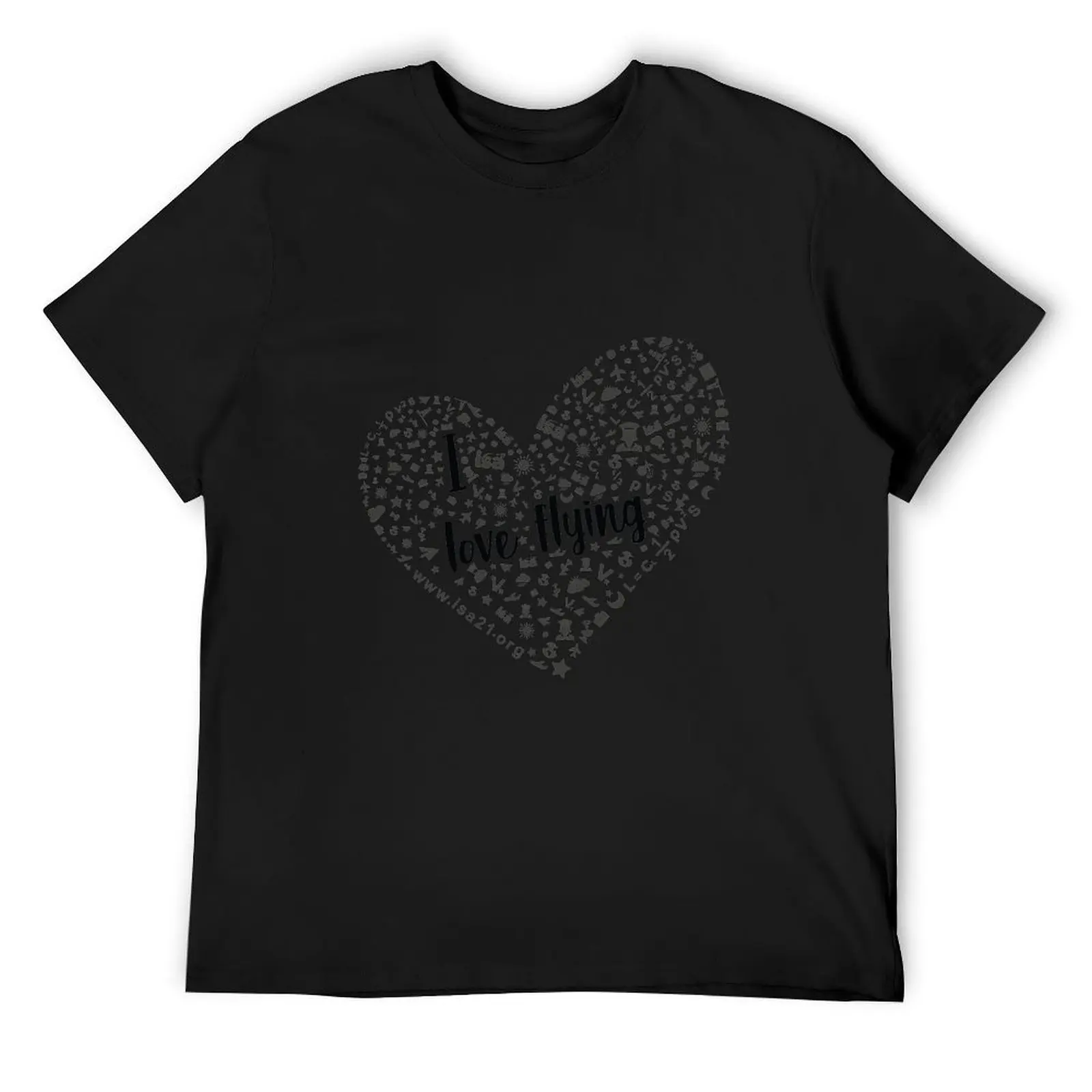 

I Love Flying on a blue sky day T-Shirt blue archive cute tops baggy shirts tees T-shirts for men cotton