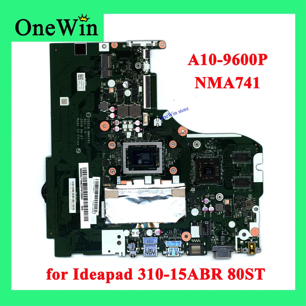 A10-9600P 2GB 4GB for Ideapad 310-15ABR 80ST Lenovo Independent Laptop Motherboard CPU A10 WINRTC FRU PN 5B20L71648 CG516 NMA741