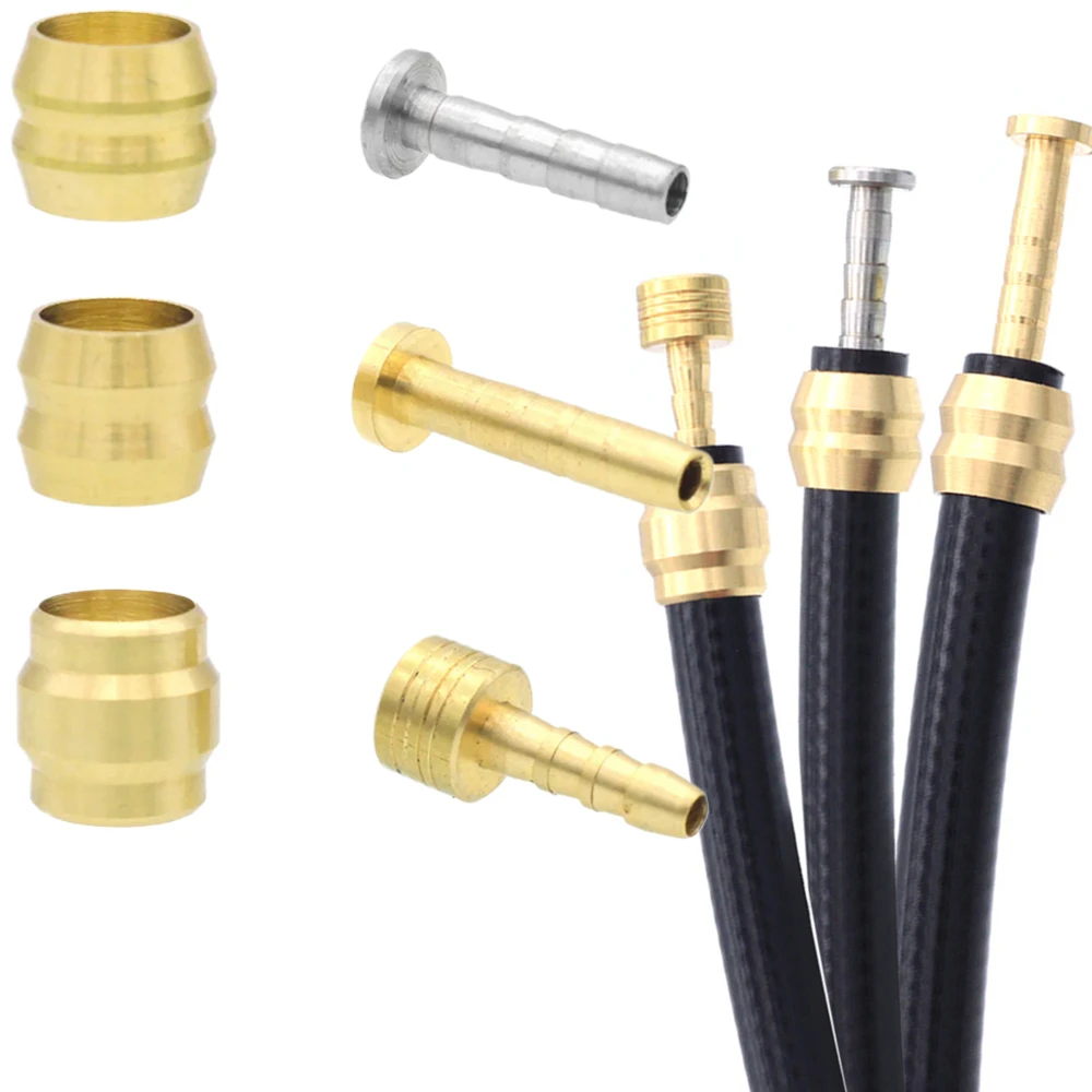 4 قطعة النحاس الجبلية دراجة ماسورة زيت الفرامل الزيتون رئيس النفط دبوس الصحن الهيدروليكي الفرامل النفط إبرة البطانات ل SRAM BH90 BH-59/63 دليل #1