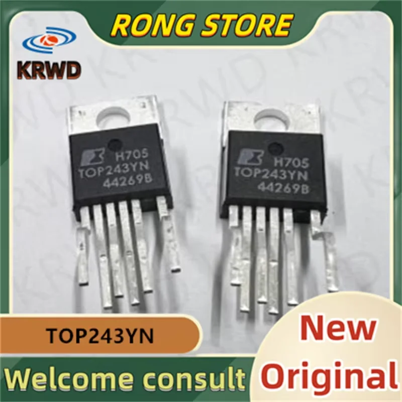 

5 шт. TOP243YN новый и оригинальный чип IC TOP243Y TO-220-6 Gree IC питания кондиционера