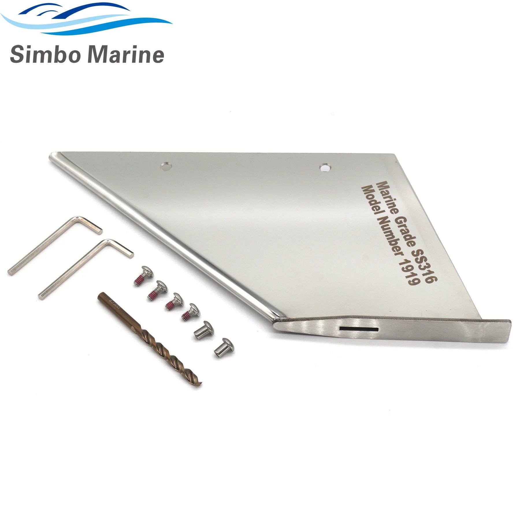 SS316 Stainless Steel Skeg Guard Protector for Yamaha 2&4 Stroke 200 To 300 HP VMAX SHO & HPDI Outboard Motor 27041 35-SS720