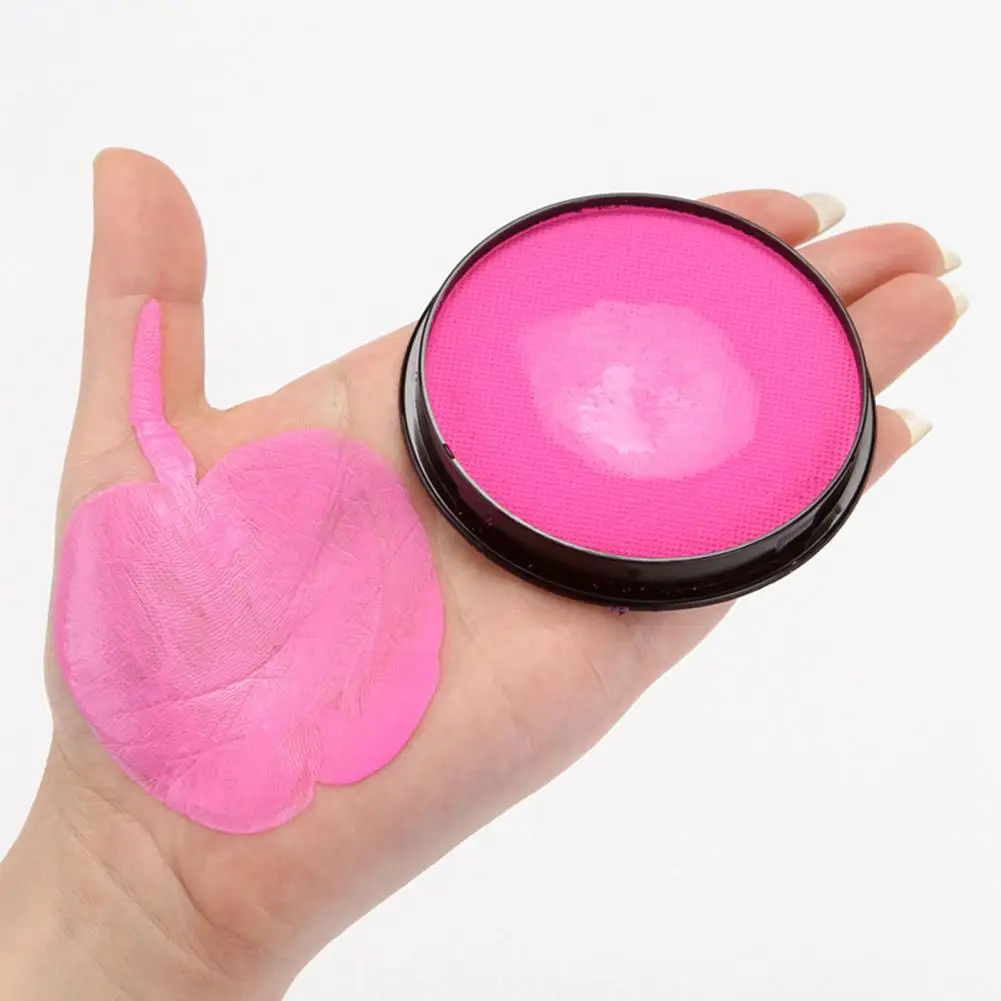 Quick Dry 30g Useful Women Men Cosplay Party Face Body Pigment Multiple Colour Face Paint Pigment Long Lasting for Student