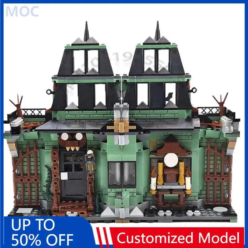 

714 PCS City Engineering 31167 Haunted Book Nook MOC Customize Modular Building Block Technology Brick DIY Boy Assembly Toy Gift