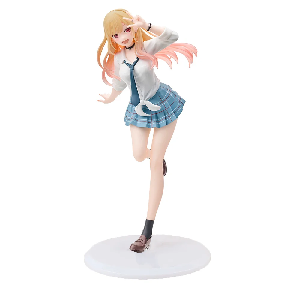 Original My Dress Up Darling Kitagawa Marin Figur Schuluniform Dress Up Stehendes Modell Spielzeug Geschenk Action Figur Für Kinder PVC
