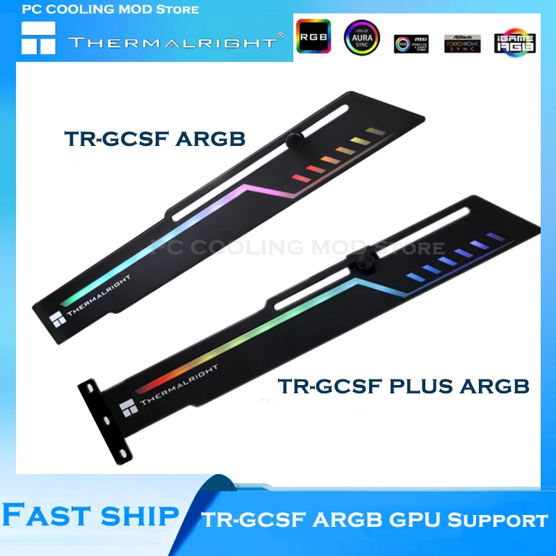 Thermalright Graphics Card Bracket ARGB GPU Support Companion VGA Holder Height Adjustable TR-GCSF ARGB