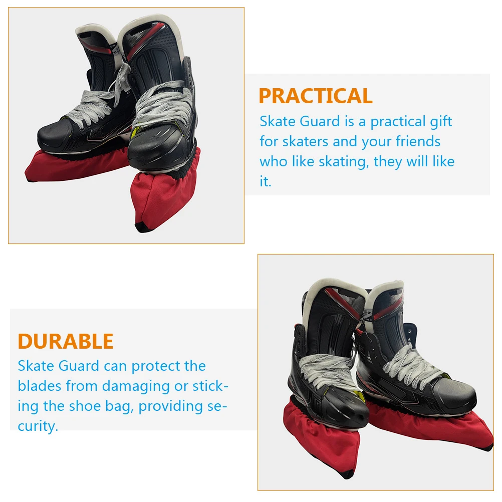 1 زوج سكيت الحرس مرونة الجليد شفرة حامي مقاومة للاهتراء شفرات التزلج غطاء ل الهوكي زلاجات دوارة امتصاص الماء #5
