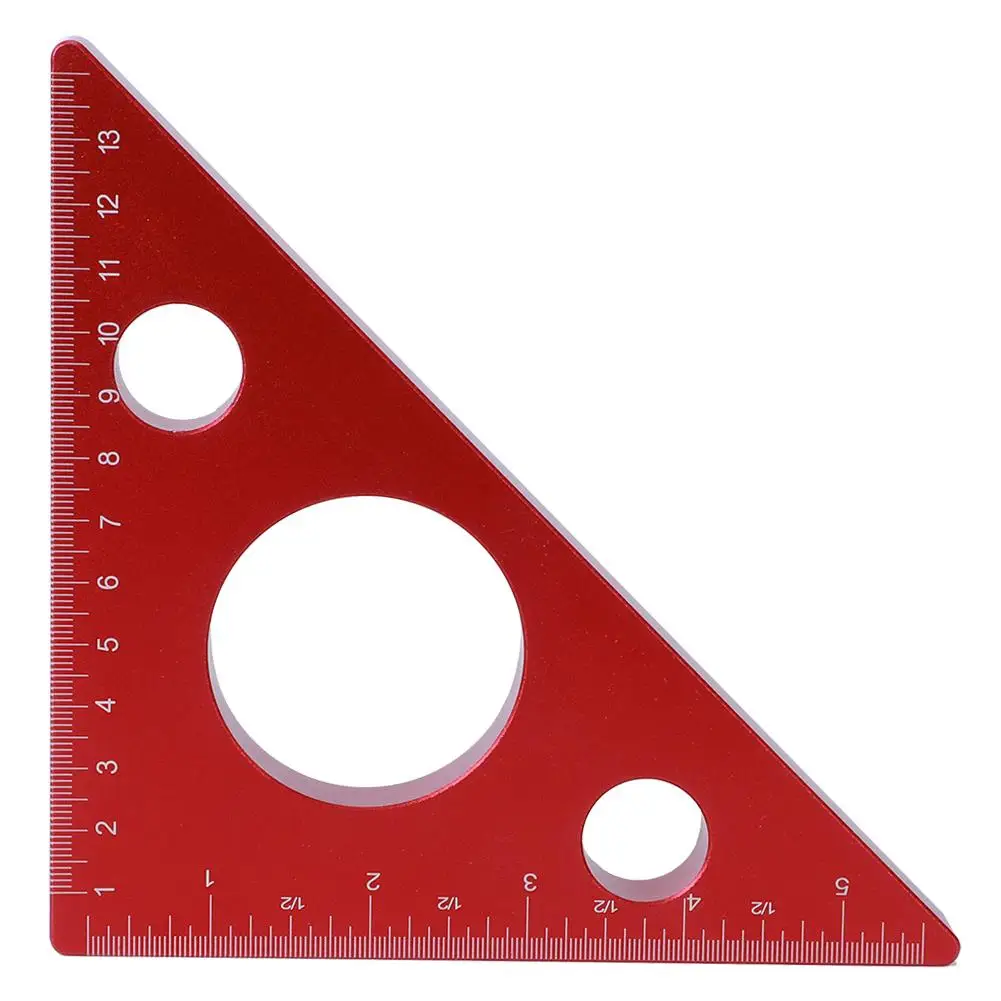 

Aluminum Alloy Angle Ruler Right Angle and Height Measuring Tool for Woodworking Professionals