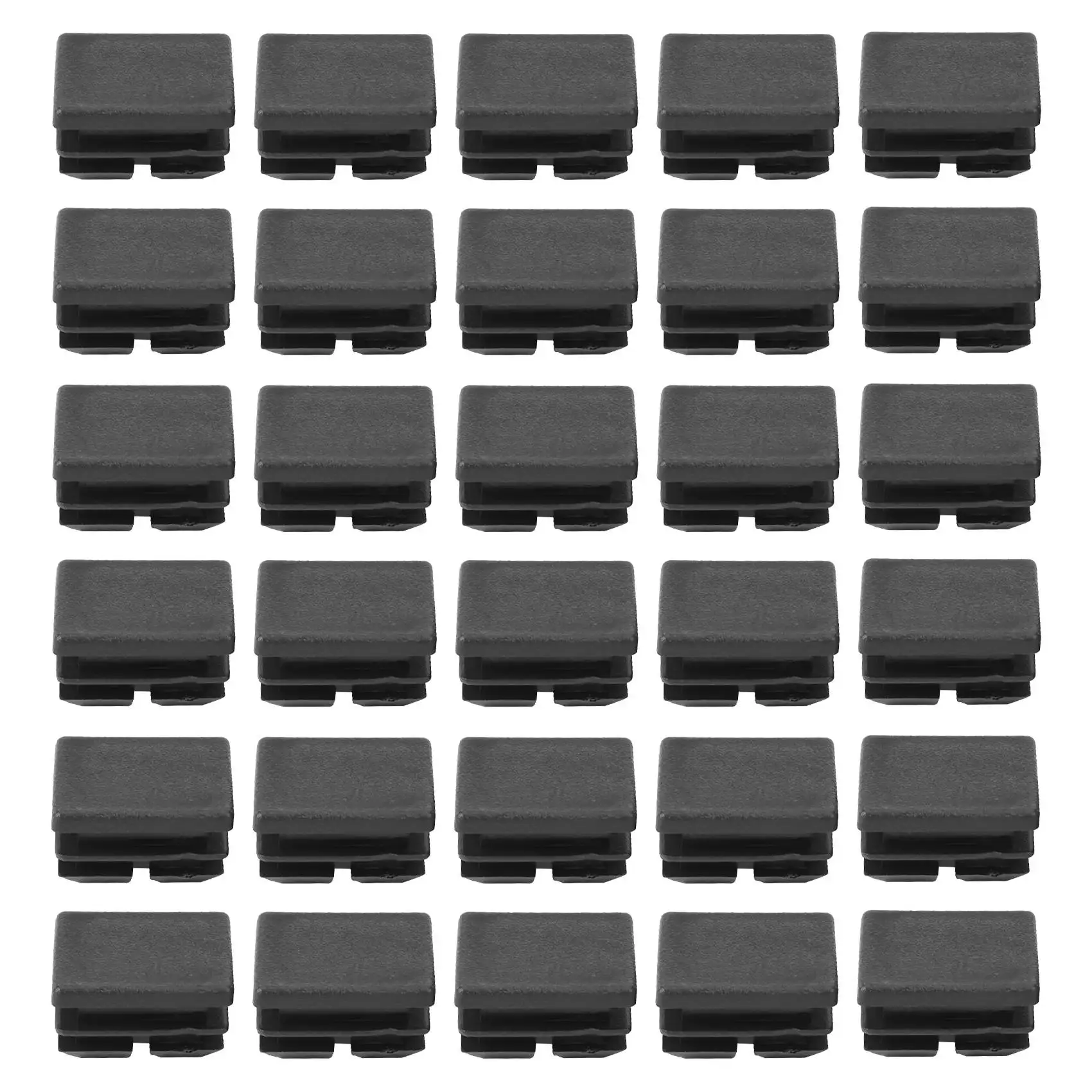 

Square Table Chair Leg Tube Pipe Feet Insert Cap 25mmx25mm 30pcs Black