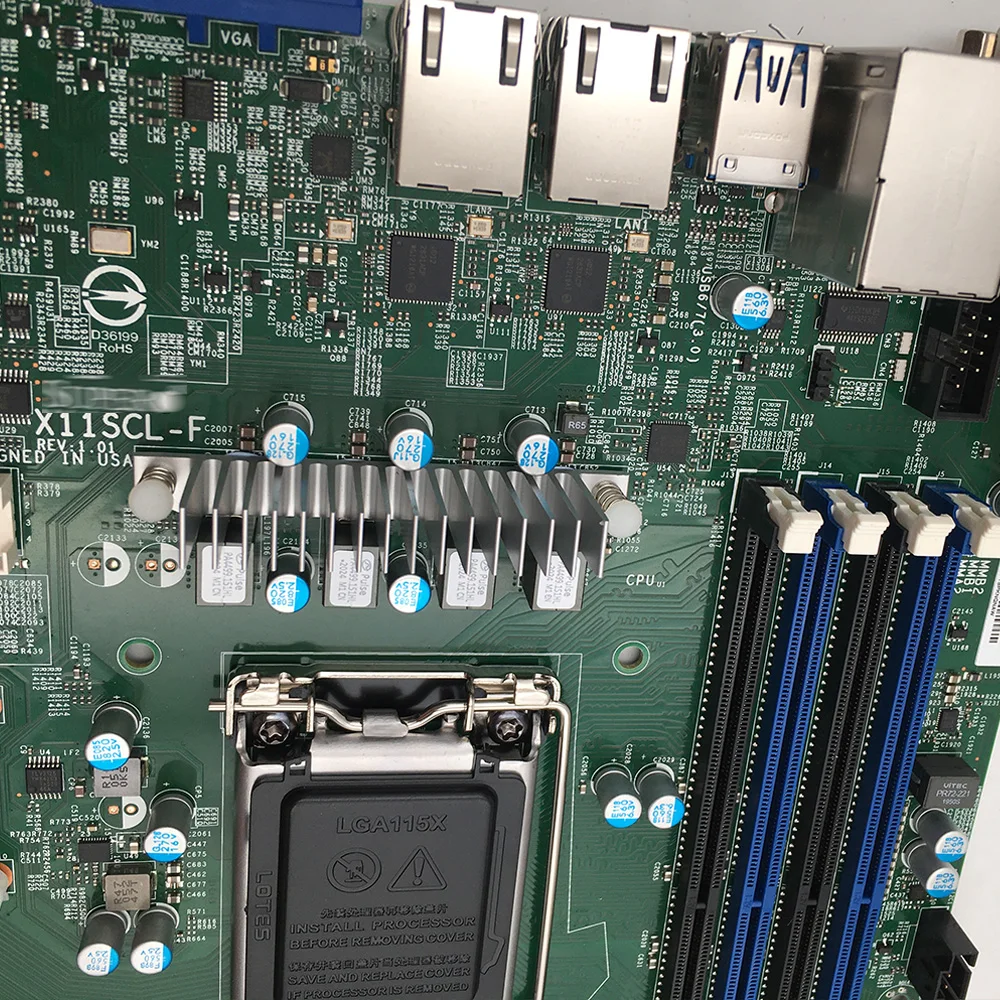 اللوحة الأم للخادم C242 رقاقة LGA 1151 X11SCL-F #6