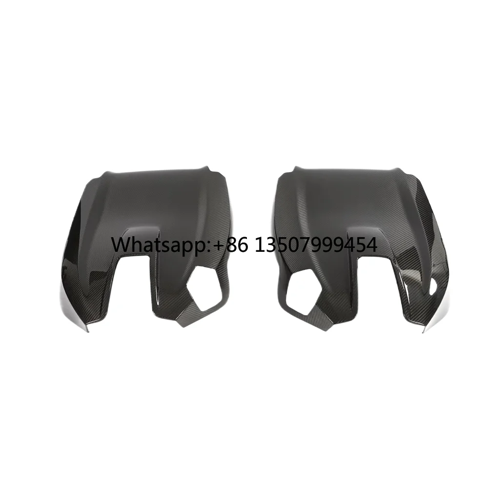Fitment Dry Carbon Fiber M4 Interior Full Seat Back Cover Trim for G82 G83 M4 2021-2024 2pcs