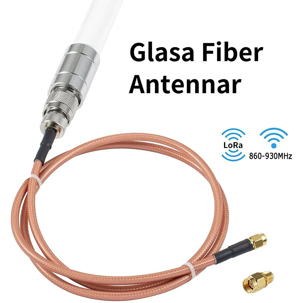 12DBi=915MHz Antenna With RG316 Cable For RAK Wireless Aerial Helium=Bobcat Sensecap M1 HNT EU868 US915 Receive Aerial Accessory