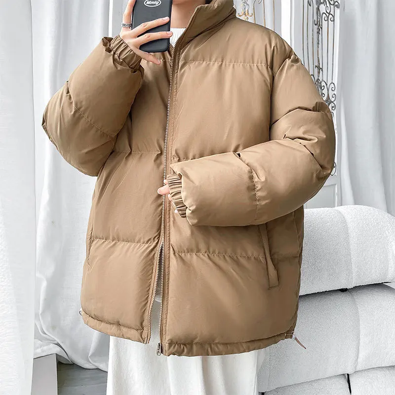 Men's Women's Oversized Clothing Thick Casual Down Coat Streetwear Winter Jacket For Men