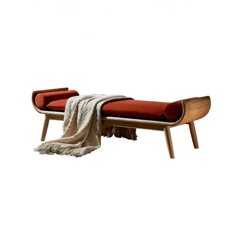 

Solid wood bench, shoe changing stool at the door, concubine sofa chair, rattan woven bedside stool, bedroom dining room bench