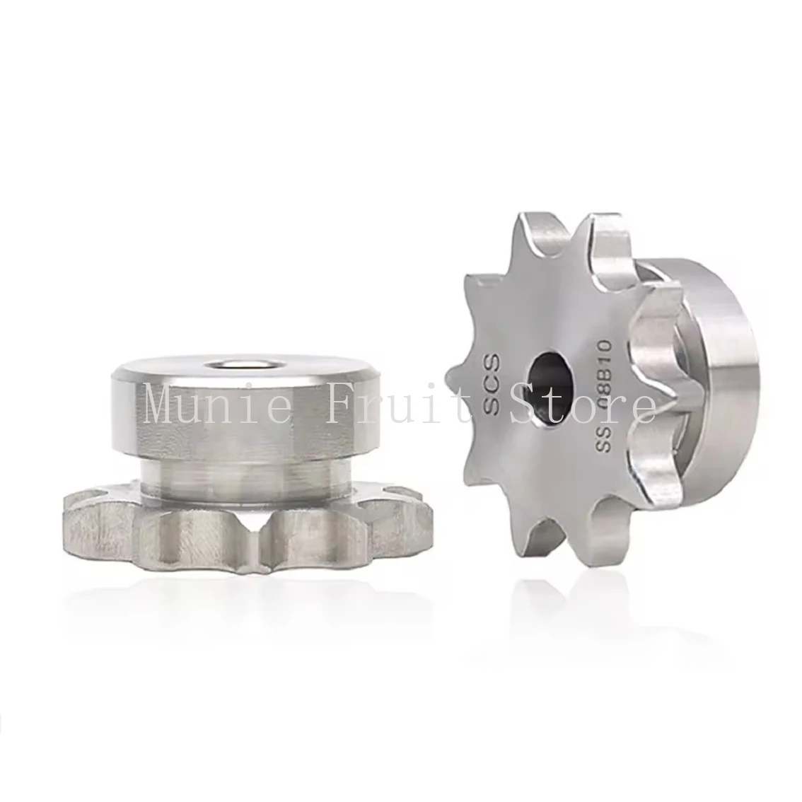 

08B Sprocket 10-22 Teeth 12.7mm Pitch, 304 Stainless Steel, Bore 6mm to 14mm | ANSI Standard #35 Chain