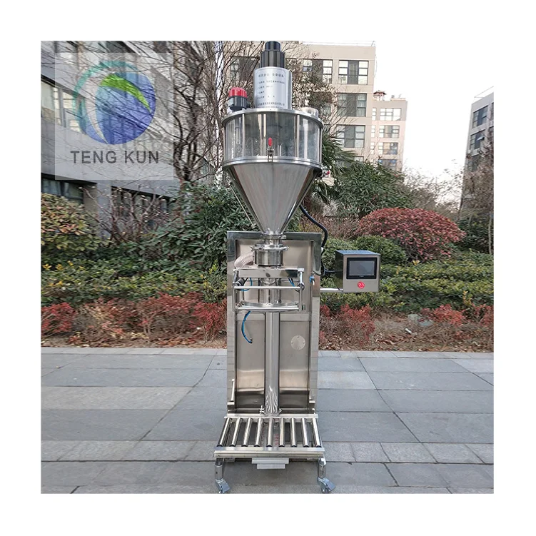 Semi Automatic Vertical Auger Powder Packaging  5G to 25KG Quantitative Powder Filling - view 3