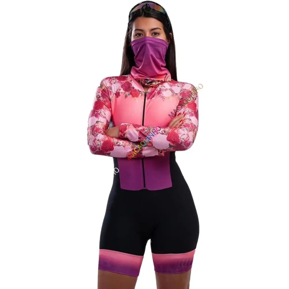 

Women's Cycling Clothes Promotion Long Sleeves Mountain Bike Gel Jumpsuit