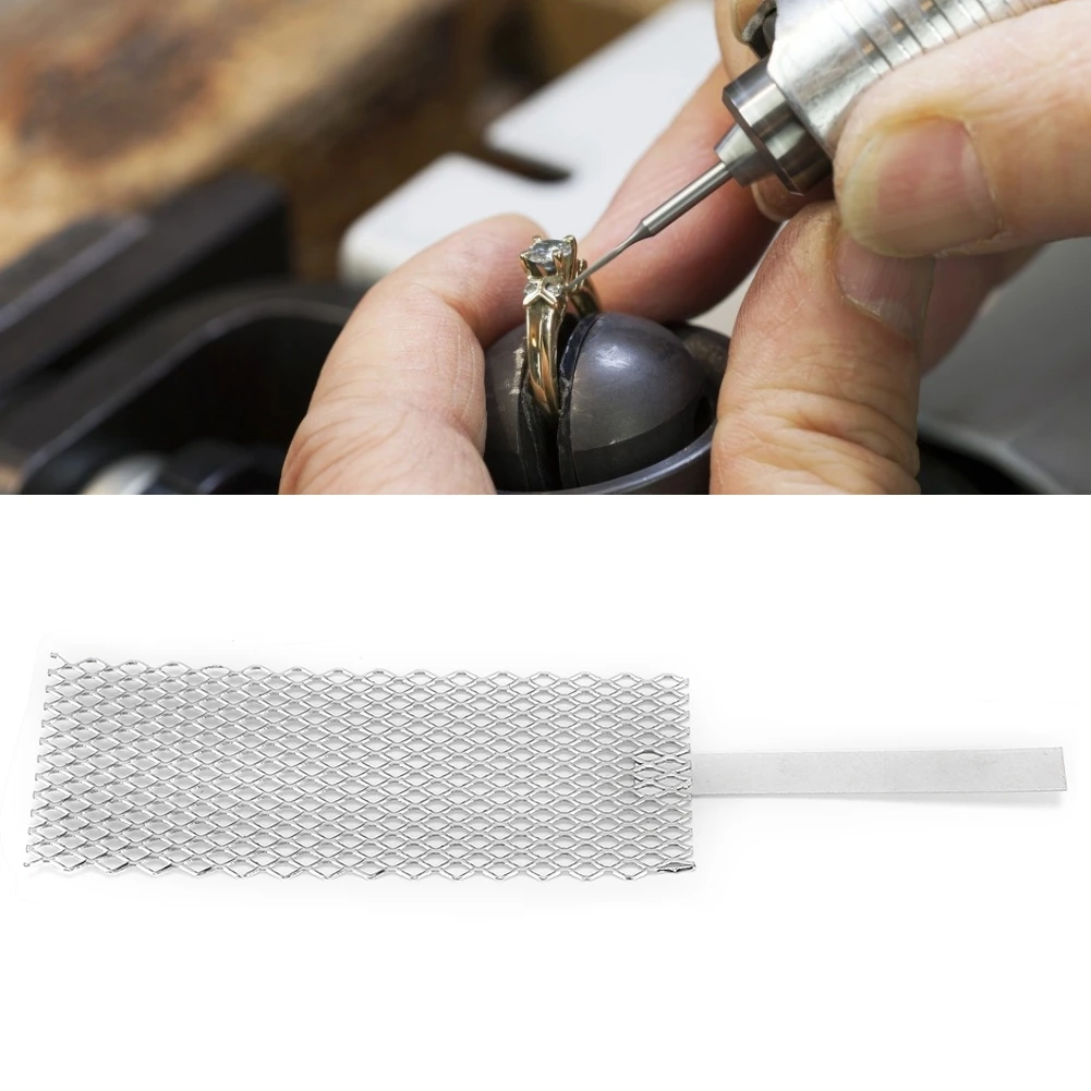 Platinized Ti Mesh Jewelry Process Making Plating Tool with Handle (Large)