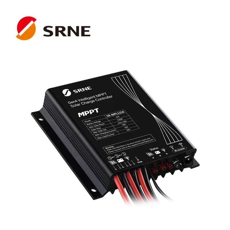 New SRNE MPPT Solar Universal Controller 12V 24V 10A 15A 20A 30A 40A Waterproof MPPT Charge Controller MPL1210 2410 2415 2420