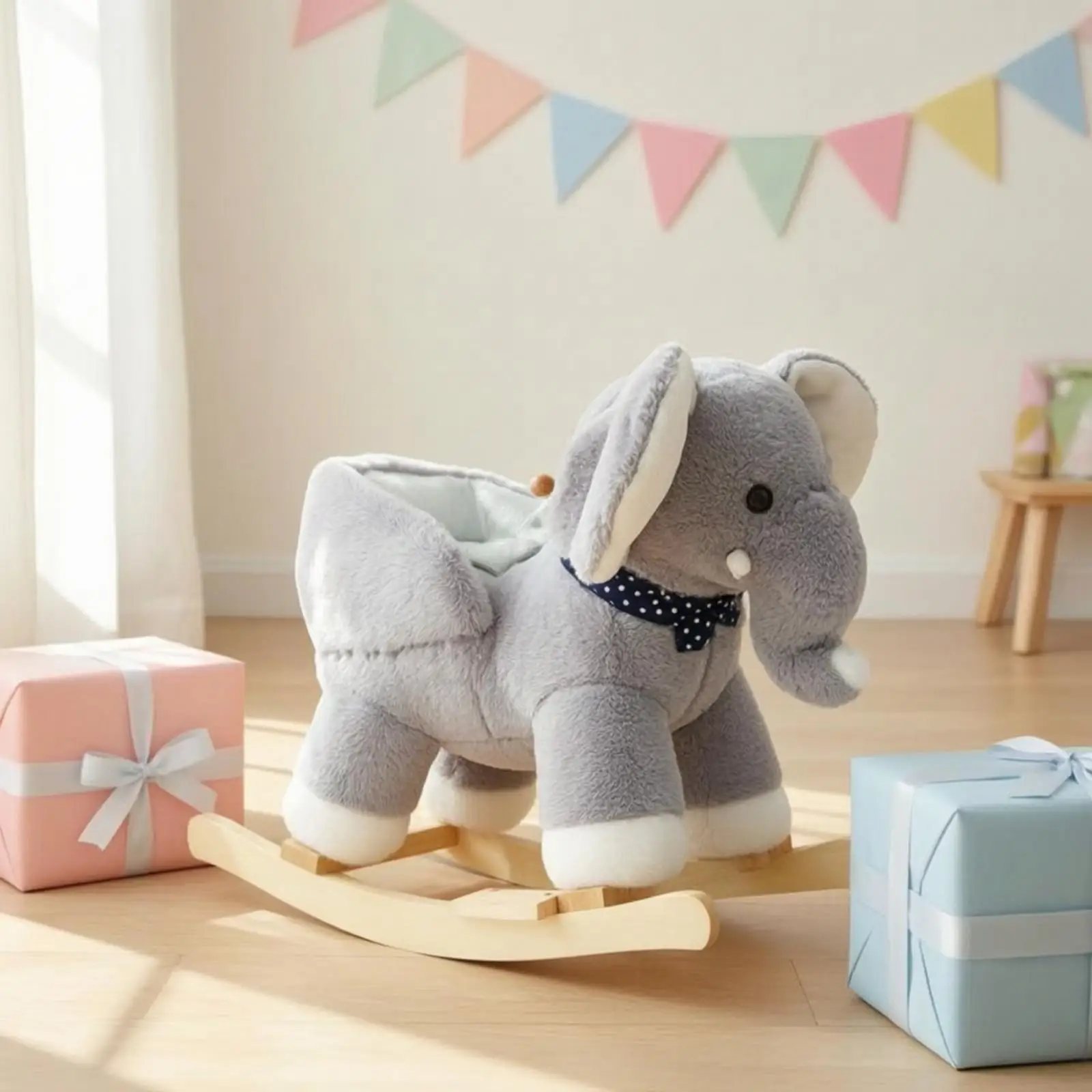cute-plush-rocking-horse-seat-for-kids-wooden-rocker-smooth-motion-baby-comfort-chair