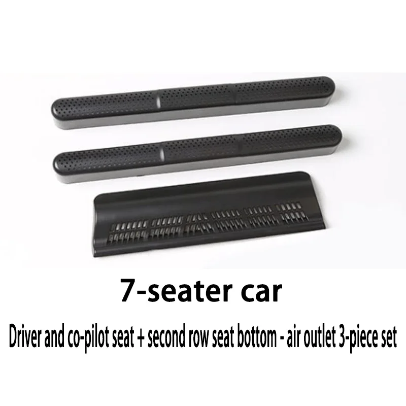 3Pcs Car Air Vent Covers For VW Volkswagen Talagon 2021~2025 7 Seater Air Duct Outlet Exhaust Cover Auto Accessories interior