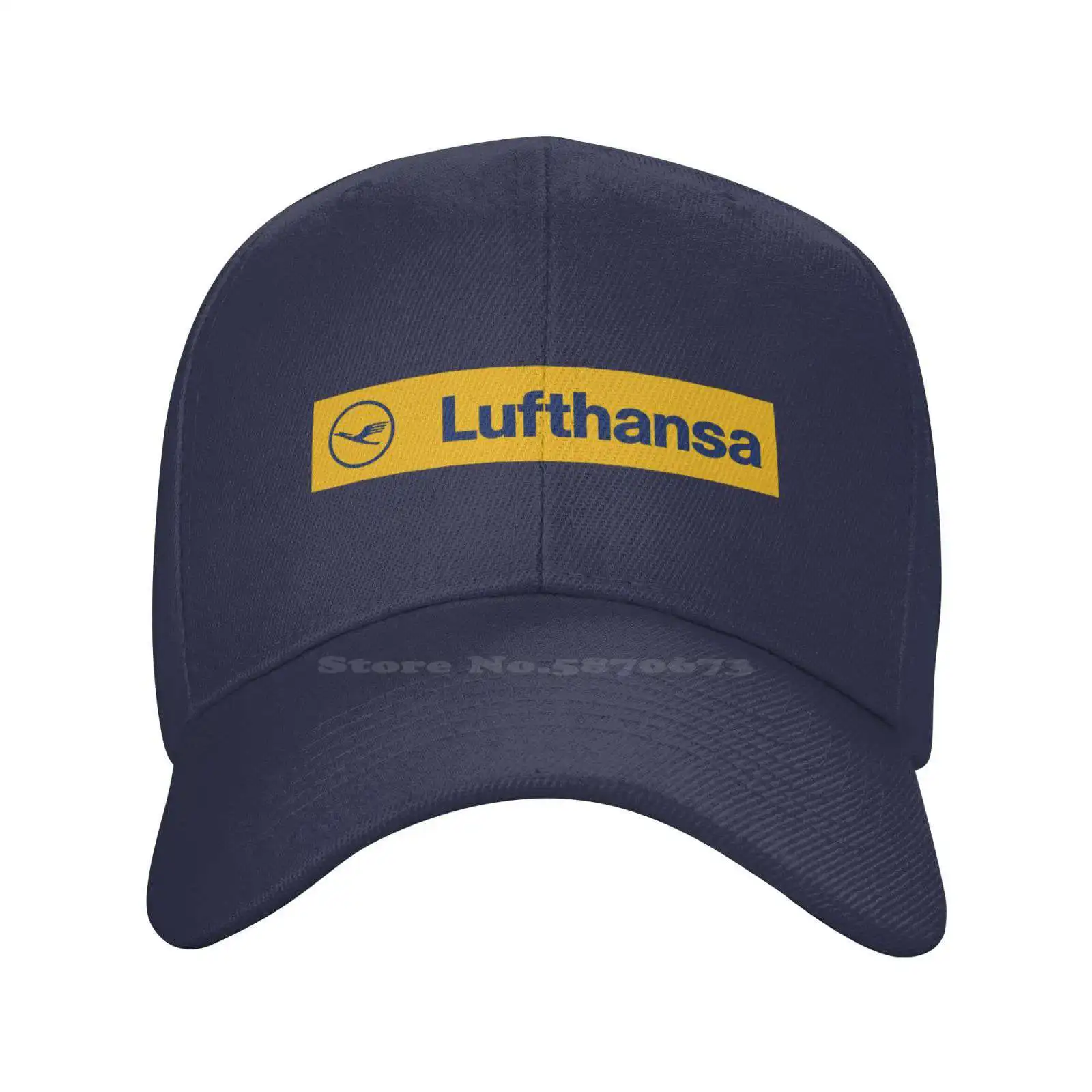 Lufthansa Top Quality Logo Denim cap Baseball cap Knitted hat