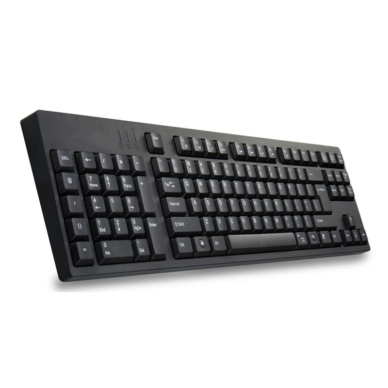 Multimedia 109-key left-handed Ergonomic Keyboard + Dual USBHUB Support Game Office Industrial Keyboard Wired Keyboard