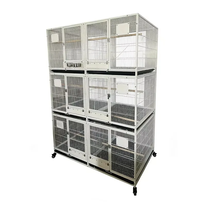 Parrot cage, customizable bird cage, large bird cage, structurally stable, bird cage