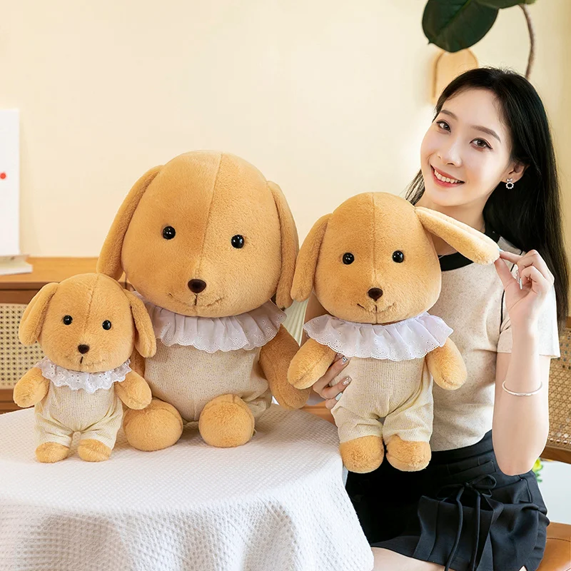 

30-60cm Big Size Kawaii Cartoon Puppy Plush Toys Cartoon Stuffed Animals Poodle Dolls Anime Soft Kids Toys for Girls Gifts Decor