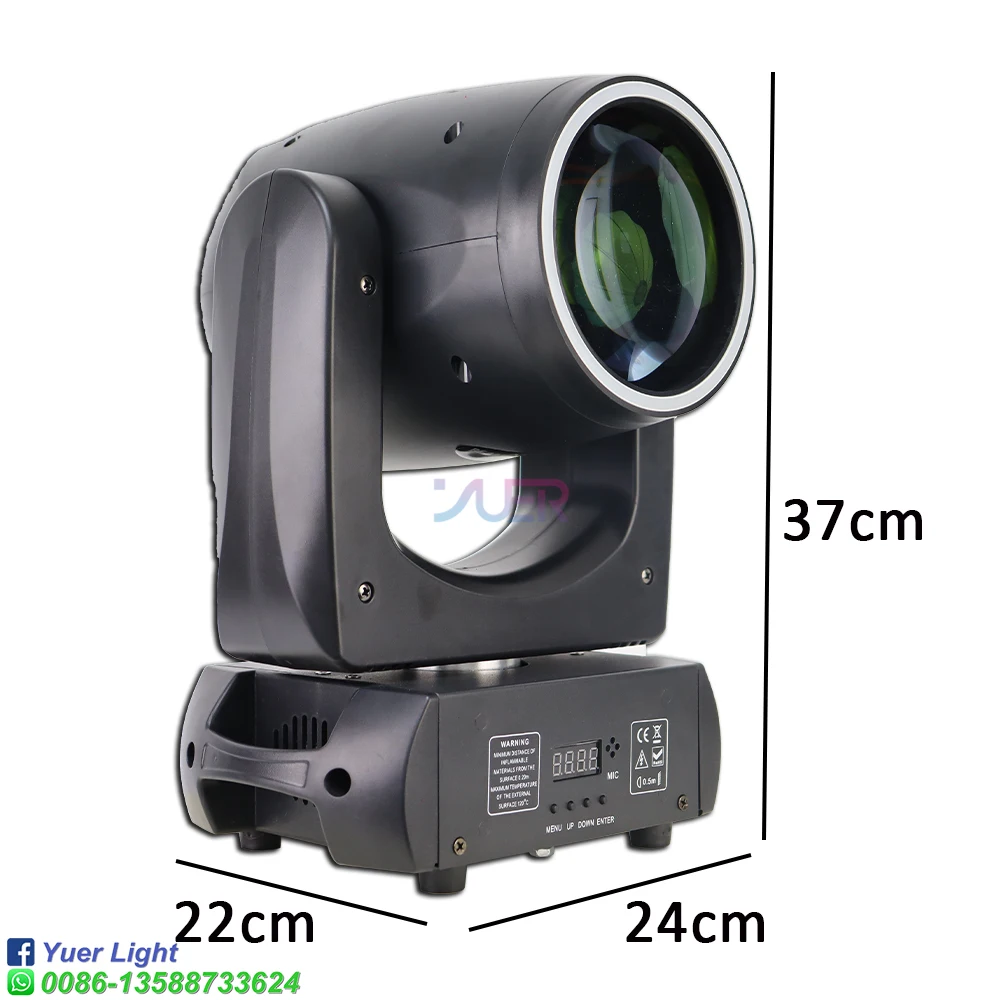 Imagem -03 - Led Beam Spot Wash Gobo 18 Face Roto Prism Moving Head Lights Super Brilhante dj Party Disco Luzes do Palco 200w 250w Pcs por Lote