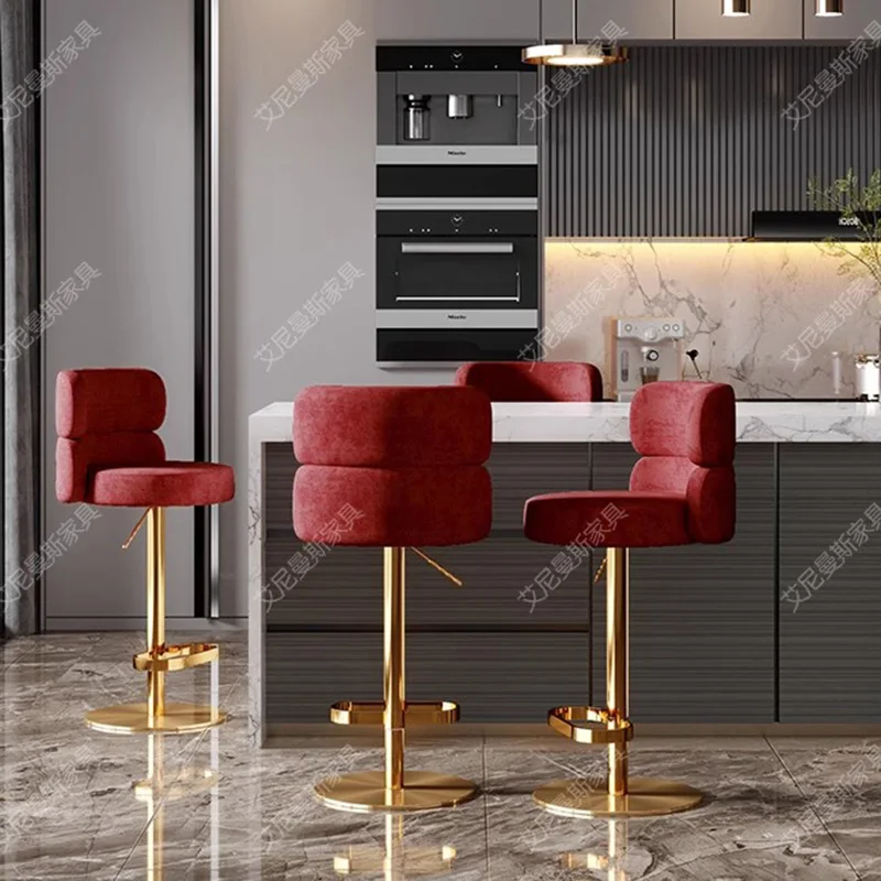 ارتفاع الشمال كراسي بار غرفة المعيشة الغرور مريح مصمم الحديثة كراسي بار تصفيف الشعر الغرور Cadeira أثاث فريد من نوعه