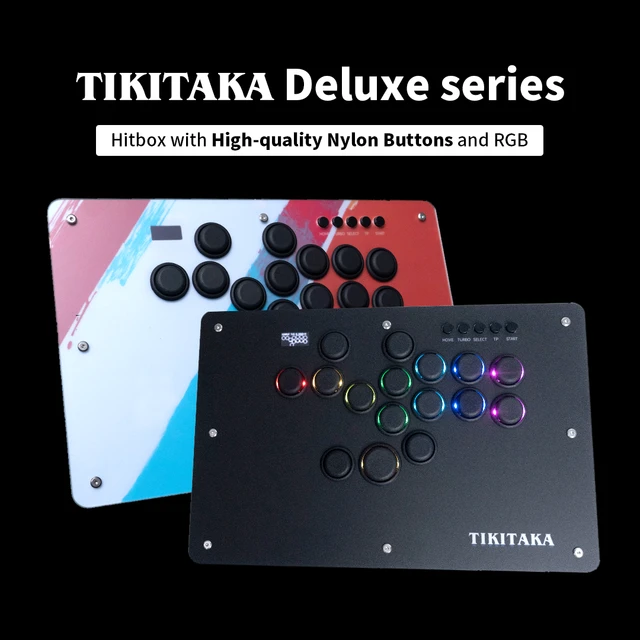 Tikitaka-hitboxデラックストシリーズ消防ゲームゲームジョイスティック、アーケードスティック、ps4、ps3、pc、スイッチ用の消防スティック