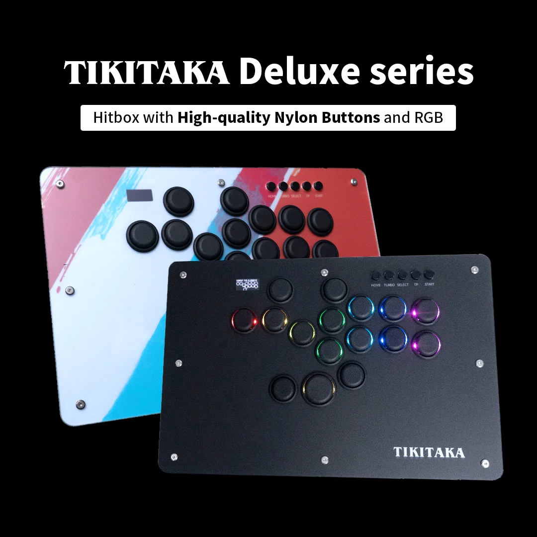 TIKITAKA Hitbox 디럭스 시리즈 격투 게임 조이스틱 컨트롤러, 아케이드 격투 스틱, PS4, PS3, PC, 스위치용 