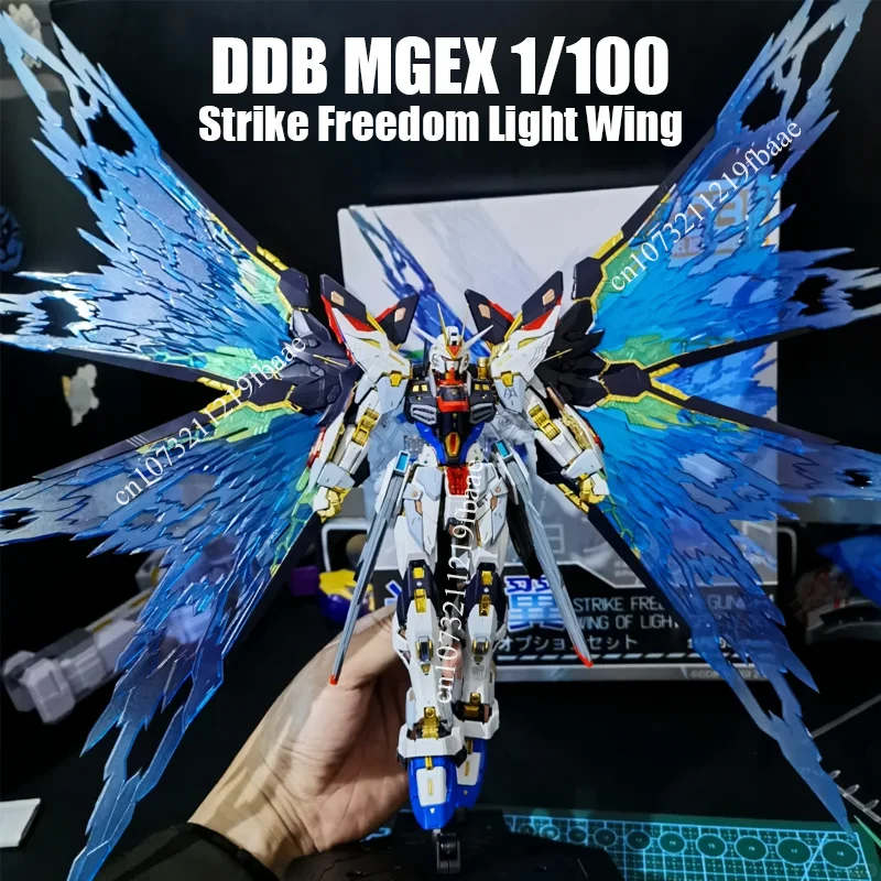

В наличии DDB Strike Freedom Light Wing MGEX 1/100 Light Wing Модель со спецэффектами Аксессуары Упаковка Сборка Модель Комплект Подарки
