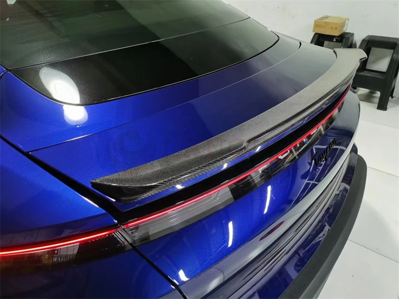 for Porsche taycan carbon fiber spoiler