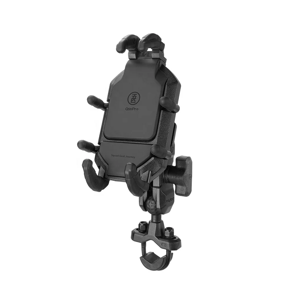 Colorful motorcycle cell phone holder U-bolt Carapace Shockproof phone holder for motorcycle durable motorcycle phone mount