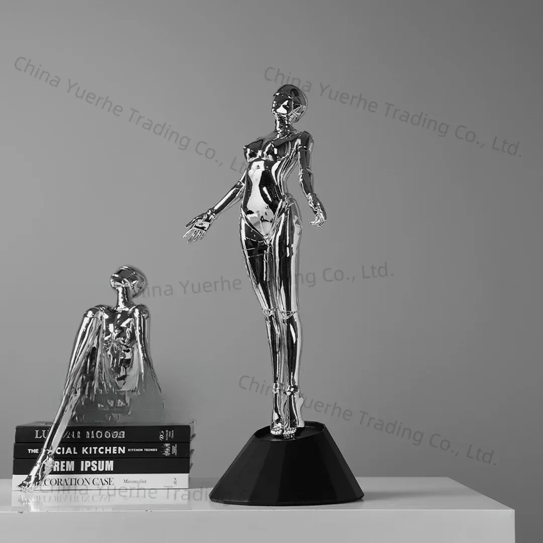 

Modern art HajimeSorayama mechanical goddess figure sculpture ornaments desktop decorations