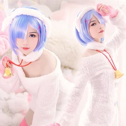 Re:Life In A Different World From Zero Rem Cosplay Kawaii Sheep Dress Anime Halloween Costumes For Women Party Game Performance