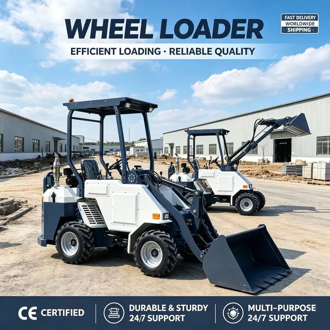 OKL-30 Mini Telescopic Wheel Loader 800kg Compact Hydraulic Front End Loader for Farm Landscaping Construction