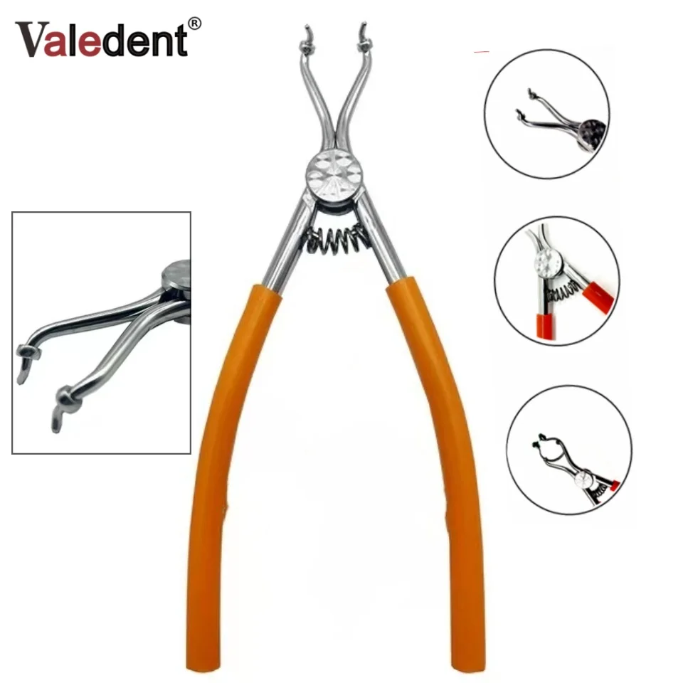 

Dental Orthodontic Clamps Rubber Ring Rubber Dam Clamps Matrix Band Forming Plier Stainless Steel Lab Instrument