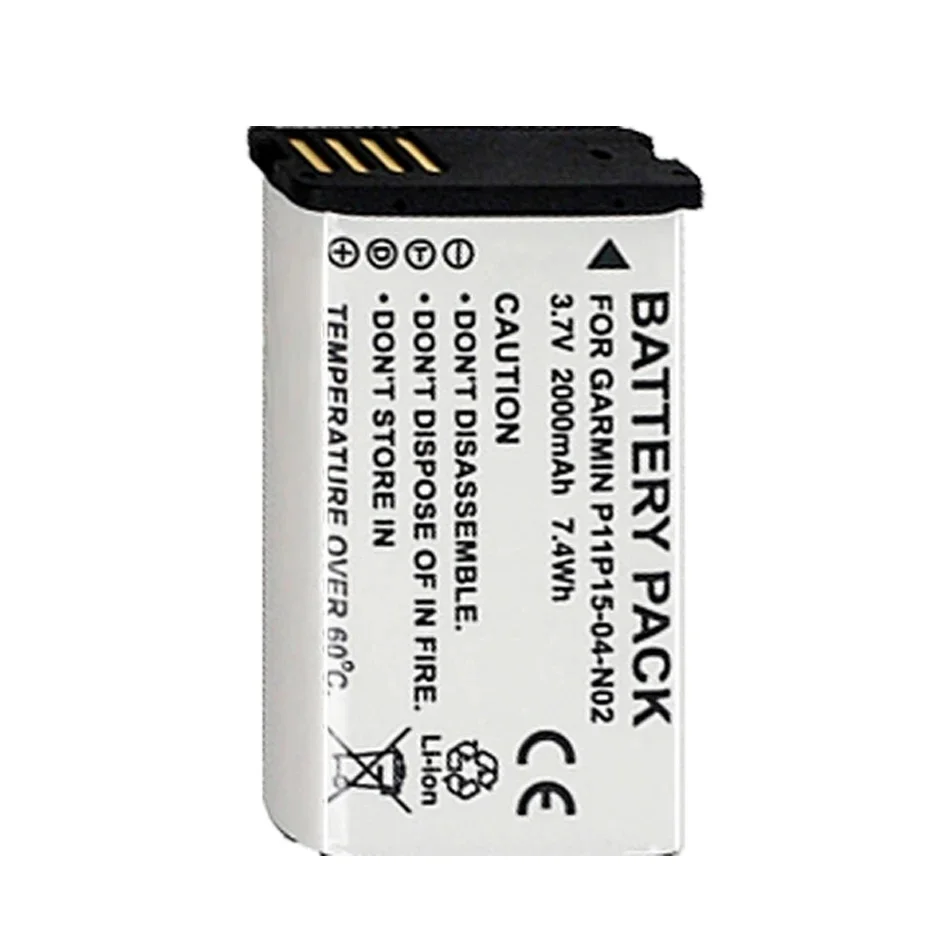 361-00053-00 Replacement Battery For GARMIN Montana 650 650T 600 VIRB GPS