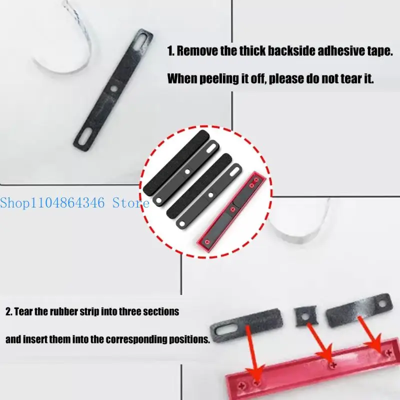 652F Mechanical Keyboards Satellite Switches Stabilizers with PORON Damping Foam for Spacebar Keycaps /7u Size 4PCS/Set