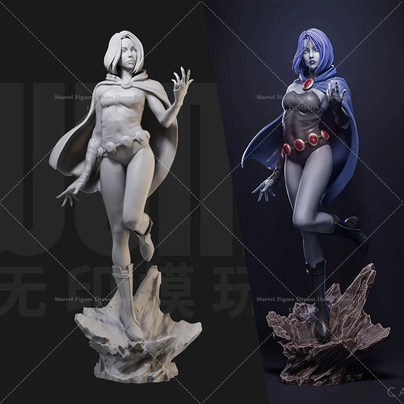 1/24 1/18 Scale DC Raven Young Titan The Strongest Witchcraft Blackened Crow  DIY Self-assembled GK 3D Resin Un-panited Dolls