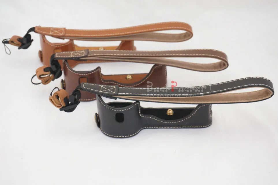 حقيبة فيديو جديدة لكاميرا A7R قاعدة PU نصف حافظة لهاتف Sony ILCE-7R (A7R)