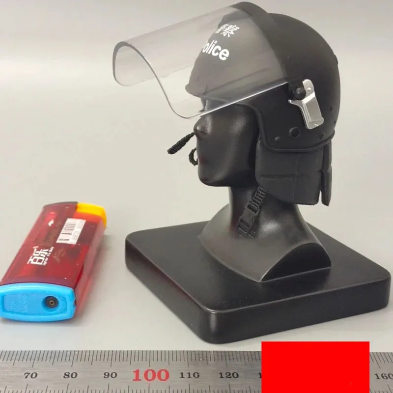 

1/6 Soldier Scene Accessories Anti Riot Helmet And Display Stand High Quality Model Toy Fit 12'' Action Figure Body In Stock