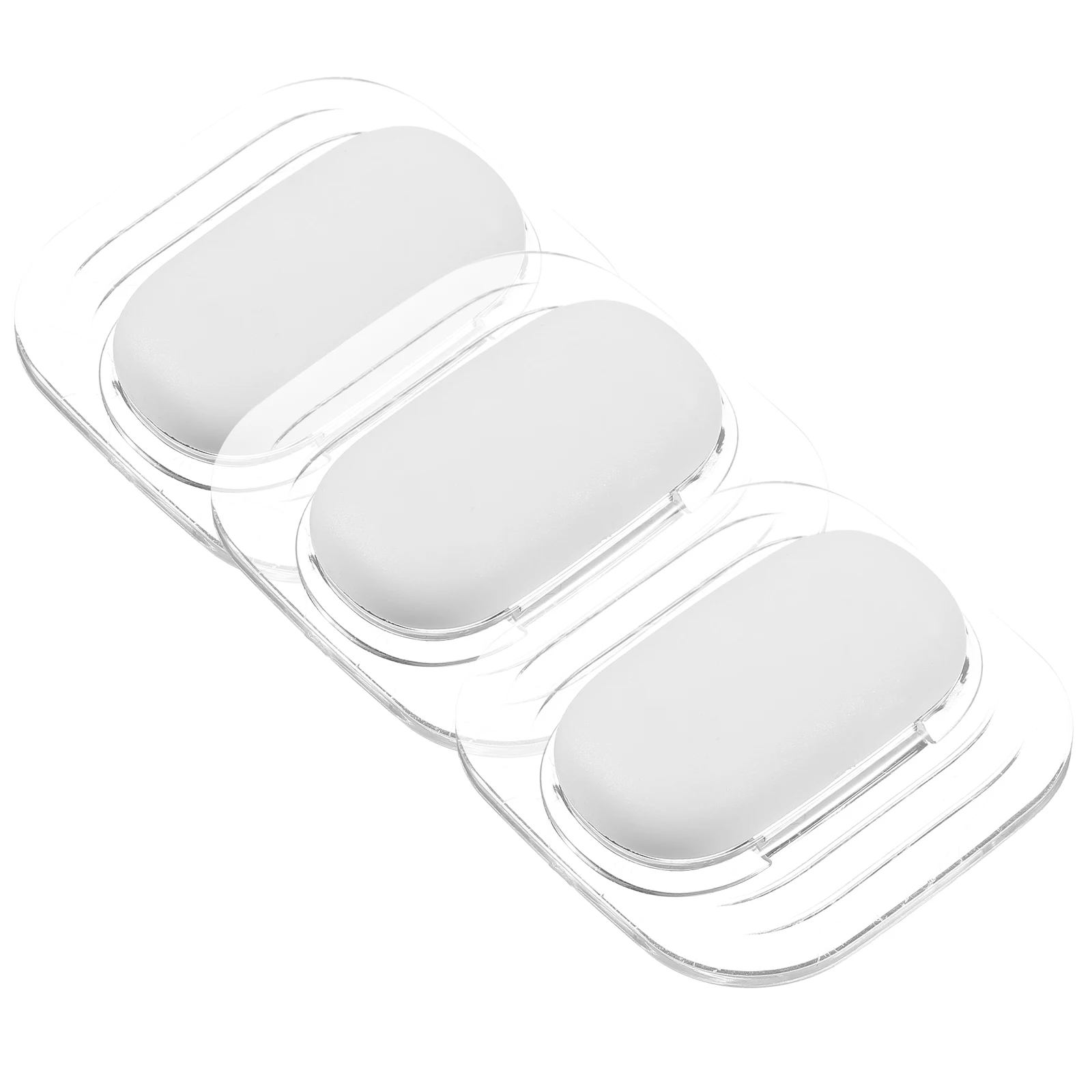 

3 Pcs Thick Silicone Stoppers Crash Pad Furniture Protection White Color Door Protector Door Knob Bumper Anti