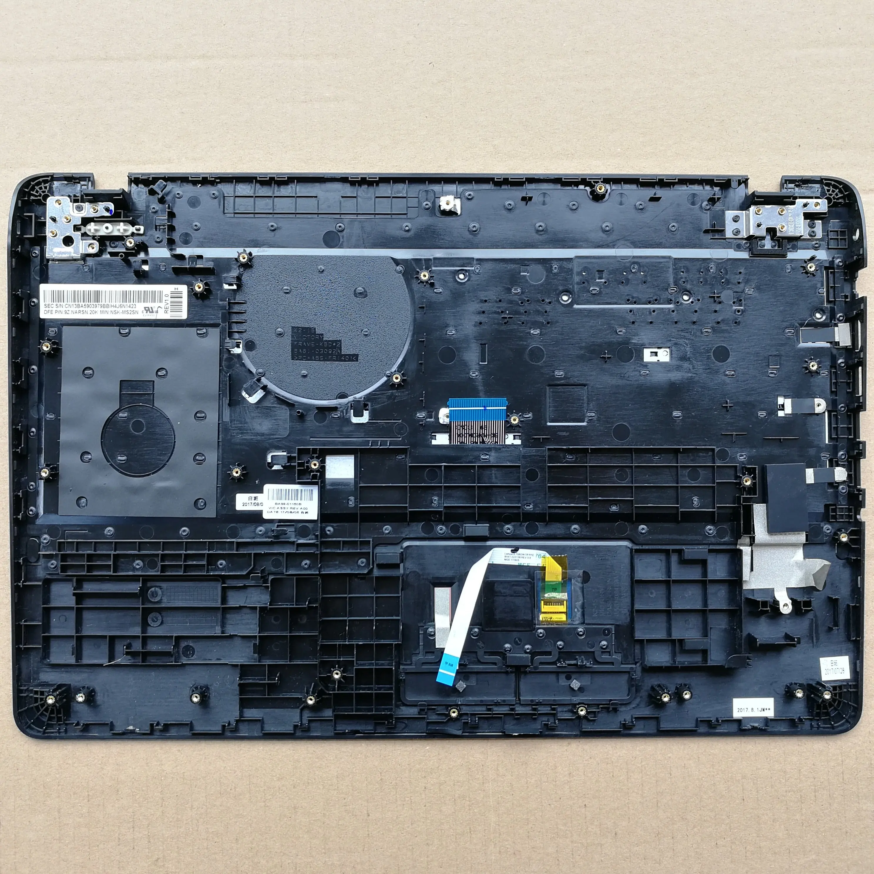 Korean layout New laptop palmrest cover with keyboard for SAMSUNG  300E5K NP300E5K 300E5M 3500EL KR BA98-01150B