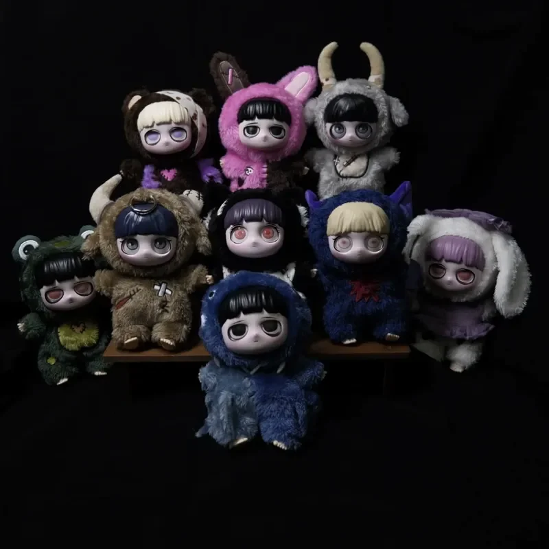 

Genuine Kiki Little Keychain Gothic Style Night Elf Plush Blind Box Pendant Trendy Plaything Collectible Girls Birthday Gift Toy