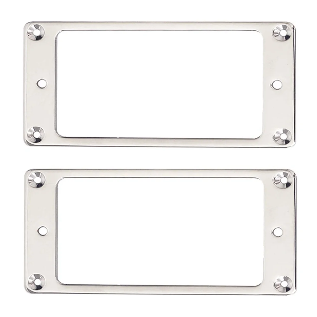 Sostituzione del telaio della copertura dell'anello pickup Humbucker in metallo compatibile con le chitarre elettriche per montaggio su chitarra LP (nero) XQ